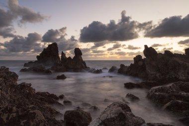 Küçük Corona plajda uzun pozlama
