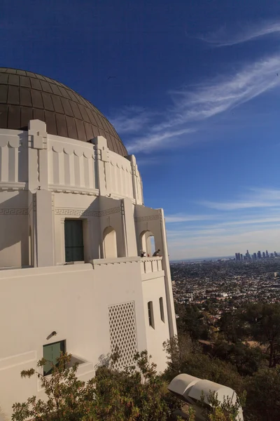 Skyline de Los Ángeles desde el Observatorio Griffith — Foto de Stock