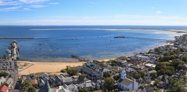 Provincetown, Massachusetts, Cape Cod stadsutsikt — Stockfoto