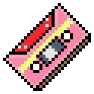 Piksel resim tarzında ses kasedi