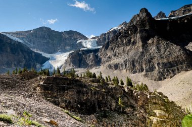 Stanley Glacier, Stanley Glacier Trail, Kootenay Ulusal Parkı, British Columbia, Kanada.