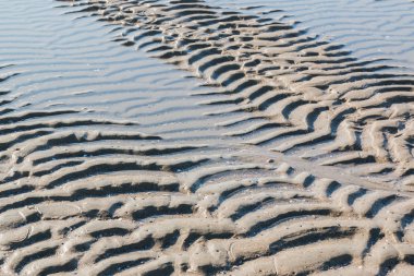 zand oppervlak op het strand.