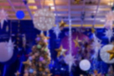 Soyut ışık kutlama ile ufuk ışık arka plan bulanıklık