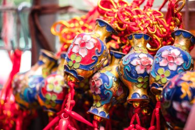 Şanslı düğüm, servet Anahtarlık süs Çin yeni yılı dekorasyon Chinatown, Tayland için