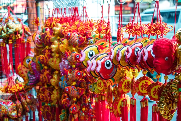 Ornamento de dinheiro de ouro - decoração de Ano Novo Chinês — Fotografia de Stock