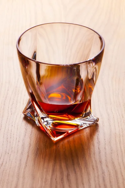 Whiskey  Bourbon  in  a  Glass — Stock Photo, Image