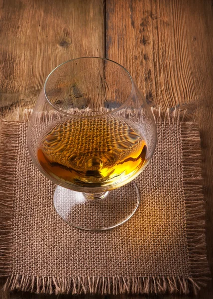 Whiskey  Bourbon  in  a  Glass — Stock Photo, Image