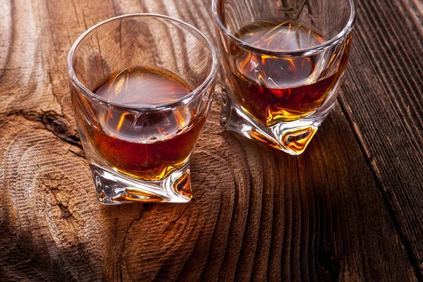 Bourbon de uísque em um copo — Fotografia de Stock