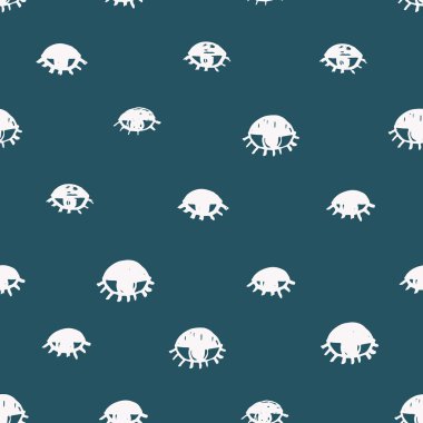 Vektör seamless modeli açık gözler.