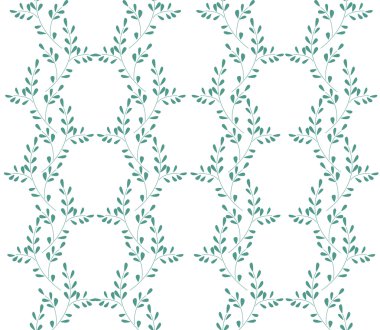 Çiçeksiz desen retro tarzında