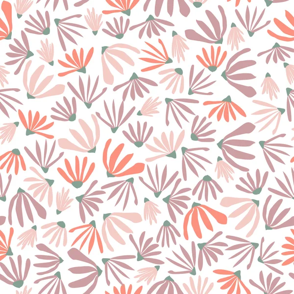 Patrón floral del vector . — Vector de stock