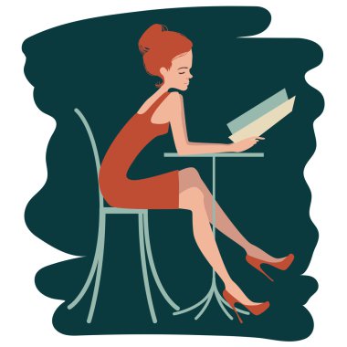 Woman Choosing from a Restaurant Menu