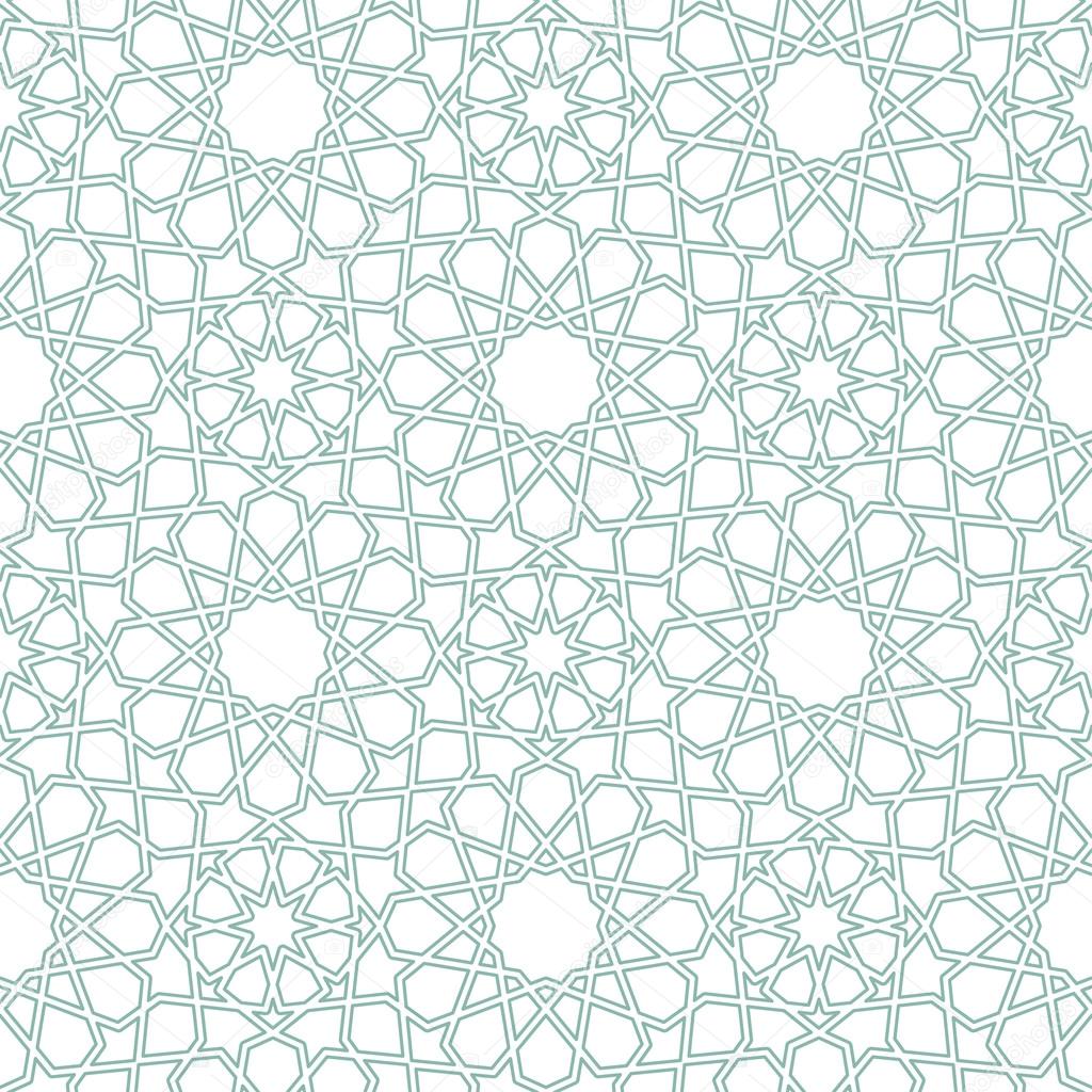 Arabic seamless pattern. 