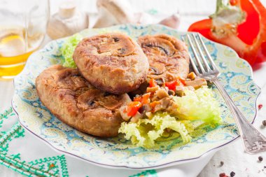 Pirzola patlıcan dolması