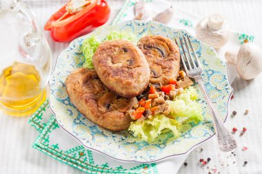 Pirzola patlıcan dolması