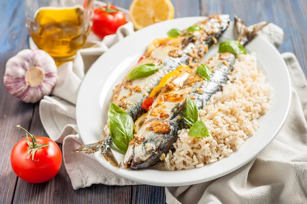 limon ile fırında uskumru