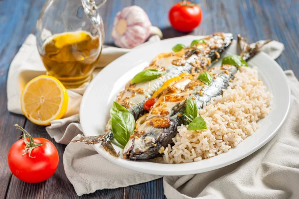 limon ile fırında uskumru