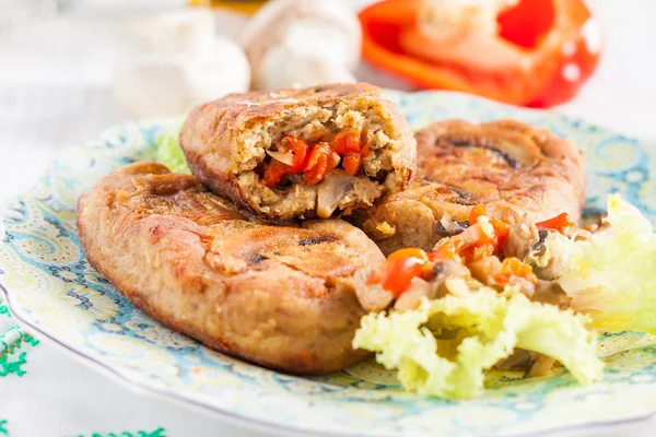 Pirzola patlıcan dolması