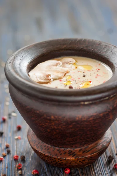 Puré de sopa de champiñones —  Fotos de Stock