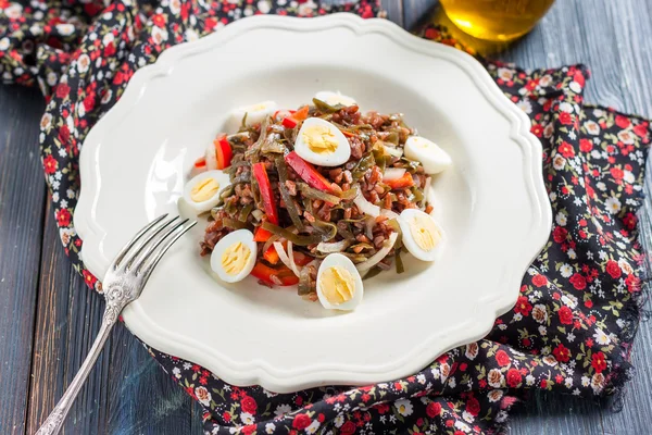 Salat med havkål – stockfoto