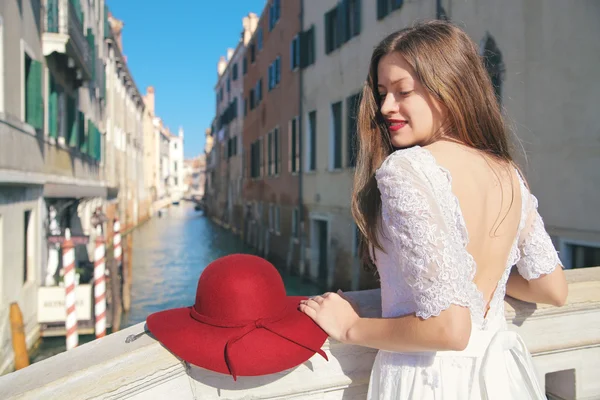 Novia europea en Venecia —  Fotos de Stock