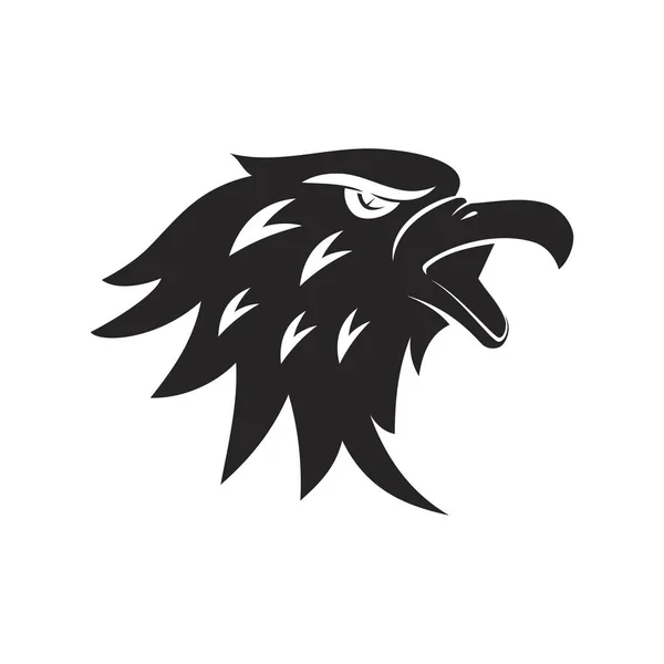 Águila Cabeza Carácter Deporte Mascota Diseño — Archivo Imágenes Vectoriales
