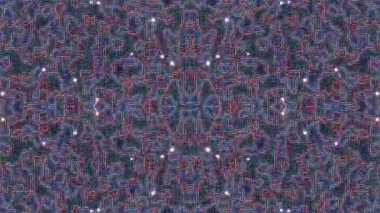 Parlak Düğümlü Soyut Devre Tahtası Deseni