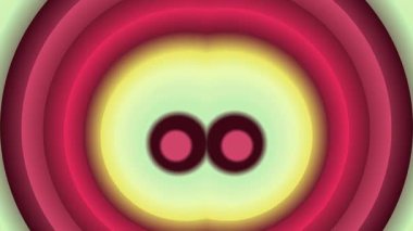 Gradyan Renklerle Özmerkezli Çemberler