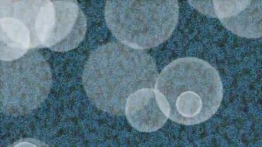 Bokeh Küreleri Arkaplanlı Soyut Devre Tahtası