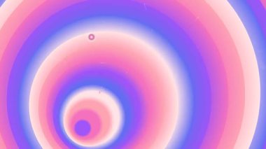 Işık Efektli Soyut Dairesel Gradyan Tüneli