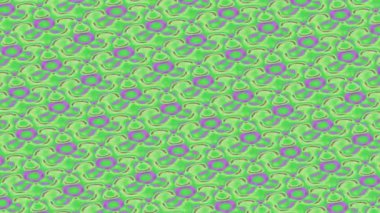 Soyut Yeşil ve Mor Dalgalı Arkaplan