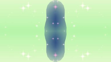 Parlak Yıldızlı Pastel Yeşil Soyut Arkaplan