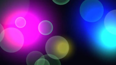 Renk Gradyanlı Soyut Bokeh Işıkları Arkaplanı