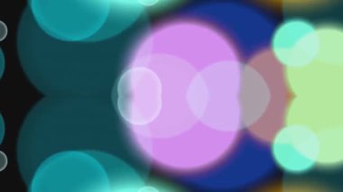 Soyut Bokeh Işıkları Arkaplanı Renk Kaplamalı