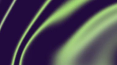 Pürüzsüz Açık Yeşil Dalgalarla Soyut Gradyan Arkaplanı