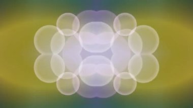 Dairesel Şekillere sahip soyut Mor ve Mavi Bokeh Arkaplanı