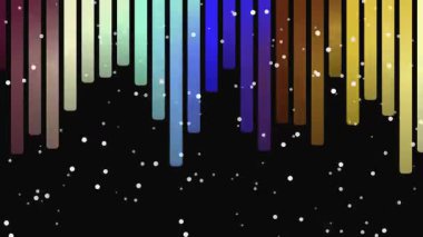 Düşen Noktalarla Renkli Soyut Arkaplan