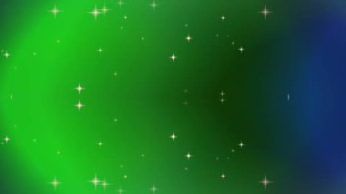 Gradyan Arkaplan Üzerine Işıldayan Starfield