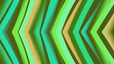 Yeşil ve Bej tonlu Soyut Sembol Deseni