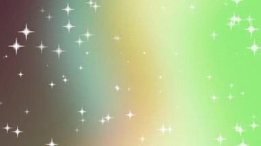 Gradyan Arkaplan Üzerine Işıldayan Starfield