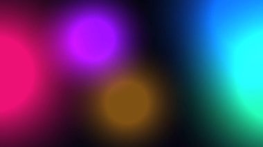 Bokeh Efekti ile Canlı Soyut Gradyan