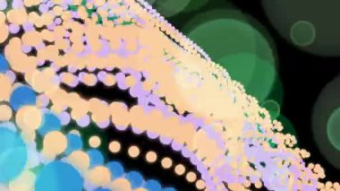 Bokeh Efekti ile Soyut Dairesel Gradyan Arkaplanı