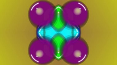 Küre ve Şekillerle Soyut Geometrik Bileşim