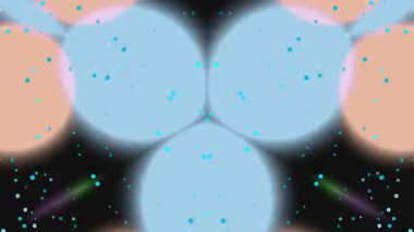 Abstract Geometric Pattern with Circles and Lines