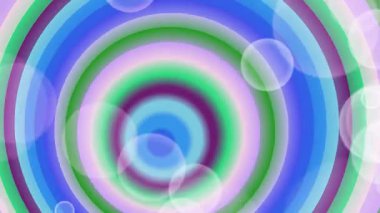 Bokeh Efekti ile Canlı Dairesel Gradyan