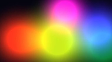 Gradyan Efektli Soyut Renkli Bokeh Arkaplanı