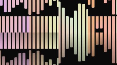 Siyah Arkaplanda Soyut Pastel Dikey Çubuklar