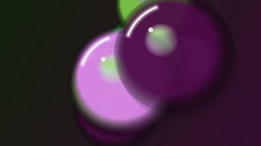 Işık Efektli Soyut Küreler