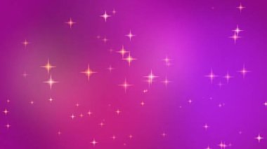 Gradyan Mor Arkaplanda Parlayan Yıldızlar