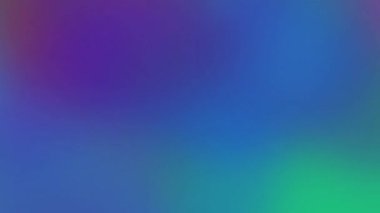 Mavi, Mor ve Yeşil Renkli Soyut Gradyan Arkaplanı